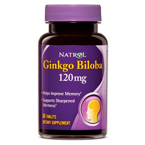 Natrol Ginkgo Biloba 120mg Tablets, 60 Ct