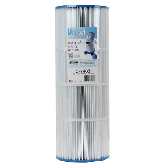 Unicel C-7483 Replacement 81 SqFt Swimming Pool Filter Cartridge,176 Pleats