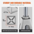 thumbnail image 5 of VEVOR RV Stabilizer Jacks 4 Pack Aluminum RV Leveling Jacks RV Stack Jacks for RV Travel Trailer Camper Single Screw Jack Support up to 6000 Lbs Adjustable from 11 inch to 17 inch, 5 of 5