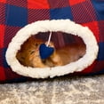 thumbnail image 6 of Kitty City Large Plaid Cat Tunnel Bed, Cat Toy - for Cat and Kitten, 6 of 7