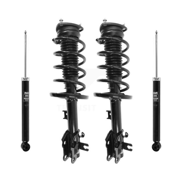 Transit Auto Front Rear Complete Suspension Shocks Strut and Coil Spring Mount Assemblies Kit for Car 2015-2016 Mazda CX-5 AWD Excludes Wheel Drive Left Right Side (Driver Passenger) K78M-100192