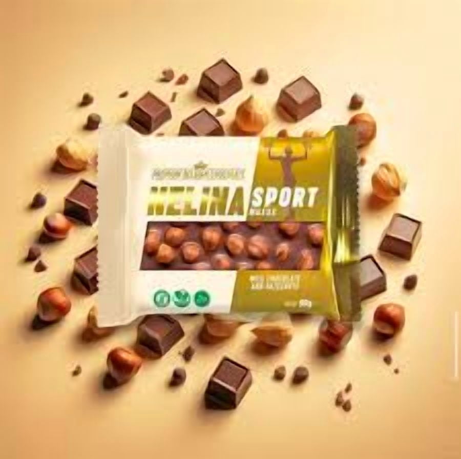 Nelina Sport Milk Chocolate and Hazelnut 50g