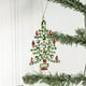 thumbnail image 5 of Colgante Navideño de Acrílico onlyliua con Esquejes Rojos y Piedras Preciosas Verdes, 5 of 7