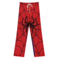thumbnail image 3 of Spider Web Pajamas Leisure Trousers Soft Warm Sleepwear Bottoms Loose Retro Nightwear, 3 of 6