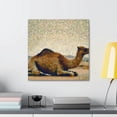 thumbnail image 3 of Desert Camel Pointillism - Canvas, 3 of 10