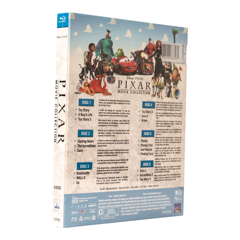 Disney・Pixar 【Blu-Ray】コレクション BOX Disney - Pixar Movie Collection (Blu-ray) - Walmart.com