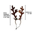 thumbnail image 7 of Midlee Brown Reindeer Dog Antlers Headband Pet Christmas Costume - Large, 7 of 7