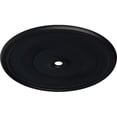 thumbnail image 3 of 51 1/8"OD x 3 5/8"ID x 1 1/2"P Nevio Ceiling Medallion (Fits Canopies up to 4 3/4"), Hand-Painted Steel Gray, 3 of 6