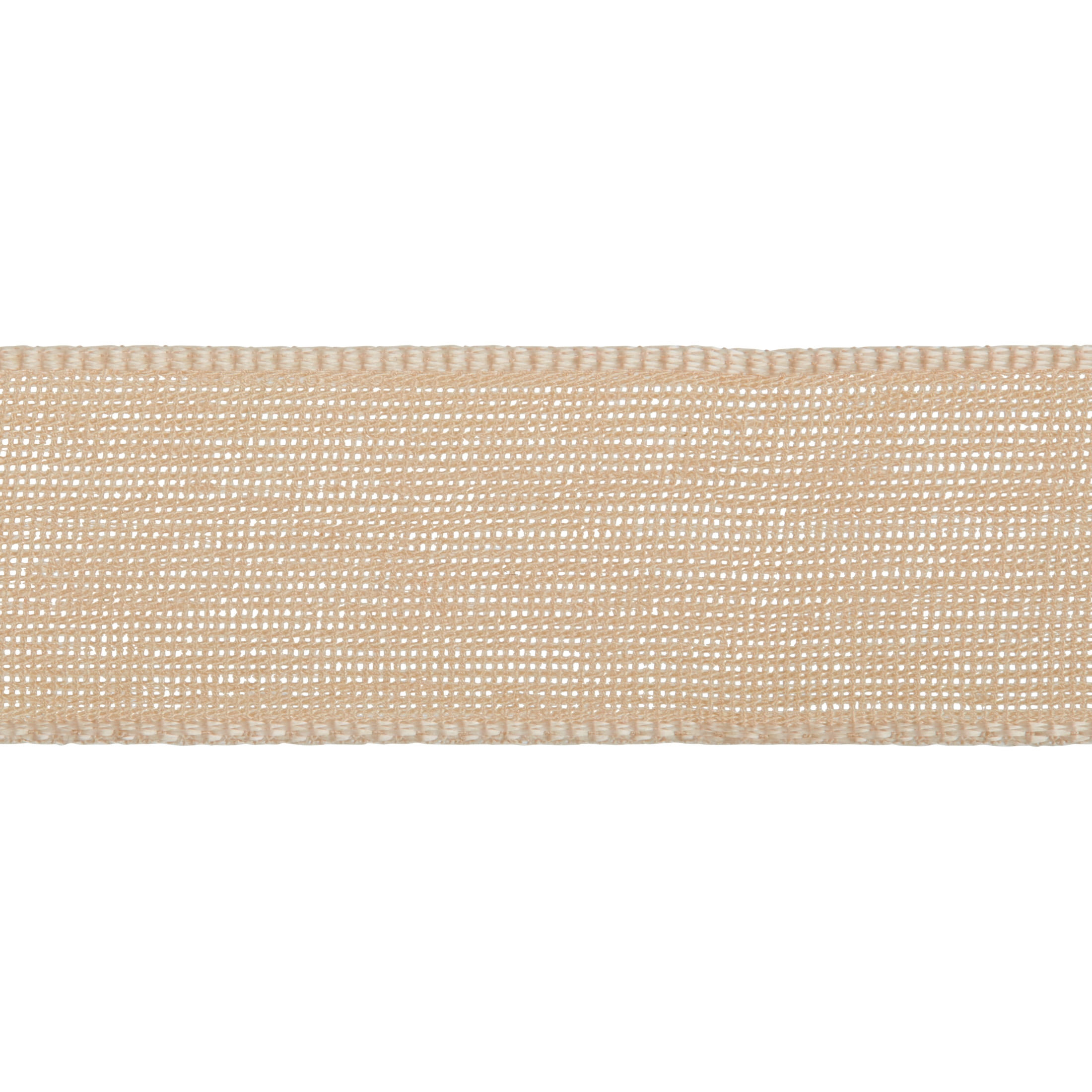 (3 pack) Offray Ribbon, Oatmeal Brown 5/8 inch Woven Ribbon, 12 feet