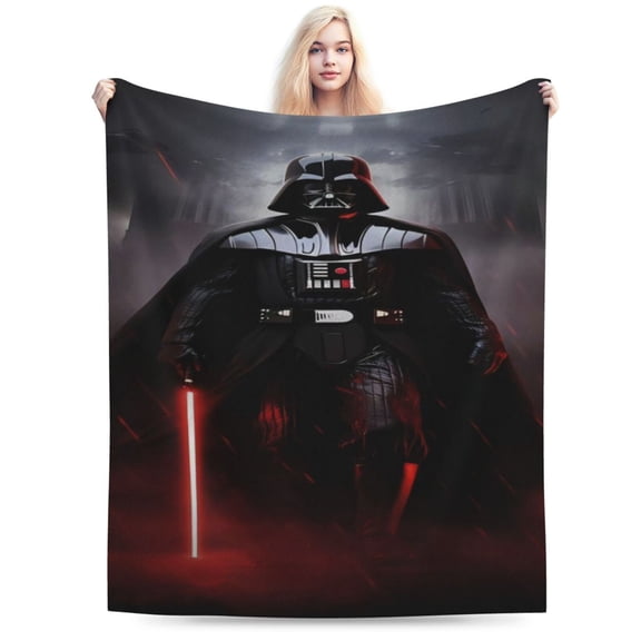 Darth Vader Blanket, Soft Warm Cozy Plush Throw Blanket Gifts for Adults Kids, Lightweight Fuzzy Comfy Flannel Blankets for Couch Bed House Decor Travel 40"X30"