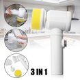 thumbnail image 1 of Eléctrico Cepillo de limpieza eléctrico de mano 5 en 1 para el kit de herramientas de lavado del fregadero del baño Tmvgtek Ofspeizc, 1 of 9