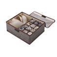 thumbnail image 6 of Mgaxud Sock and Underwear Storage Case with Lid - Fabric Divider Drawer Organizer for Closet Space Saving, 6 of 7