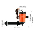 thumbnail image 4 of KFFKFF Boat Livewell Pump, 12V 800 GPH Model with Removable Motor, 90-Degree Angled Baitwell Pumps for Marine Use, Anti-Corrosion Submersible Aerator Pump Suitable for Freshwater and Saltwater, 4 of 9