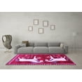 thumbnail image 3 of Ahgly Company Indoor Rectangle Animal Pink Traditional Area Rugs, 7' x 9', 3 of 4