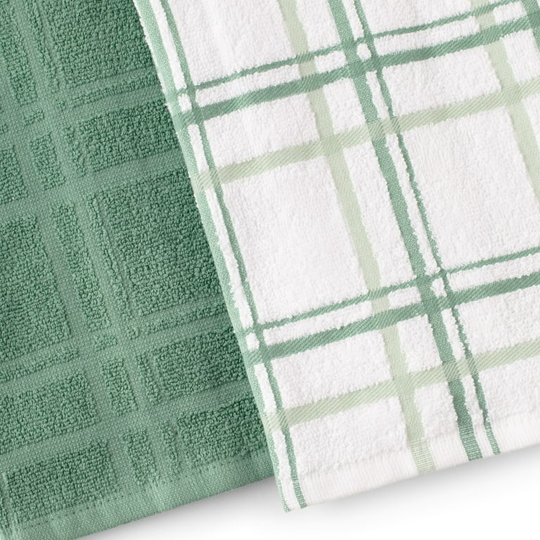  HELLOWINK Kitchen Towels Dish Towels for Kitchen Mint Green  Drying Kitchen Towel Set of 2 Absorbent Washable Dishcloths Hand Towels for  Bathroom Bars Home Decor, Geometric Reusable Tea Towels : Home