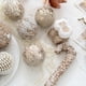 thumbnail image 5 of Adornos de bolas para árbol de Navidad, color champán y dorado, para colgar en el árbol de Navidad, bolas de purpurina y burbujas, decoración para fiestas de Año Nuevo en casa, 5 of 5