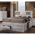 thumbnail image 3 of ACME Ireland Full Bed W/Storage, White Finish, 3 of 6