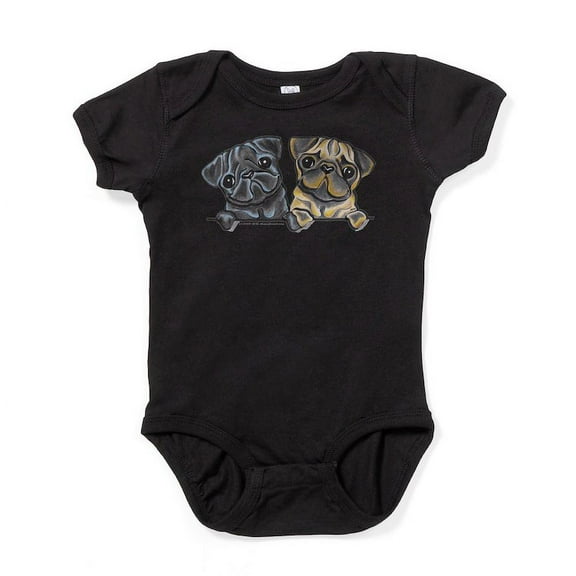 CafePress - Pug Pals - Cute Infant Bodysuit Baby Romper - Size Newborn - 24 Months