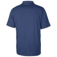 thumbnail image 3 of Men's Cutter & Buck Royal Kansas Jayhawks Forge Pencil Stripe Stretch Polo, 3 of 3