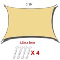thumbnail image 2 of Quadrange Extérieur Protection Parasol Tissu Piscine Jardin Voile Voile Jardin Coin Parasol Voile, 2 of 7