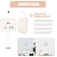 thumbnail image 4 of Earring Hanging Display Rack Wall-Mounted Jewelry Stand Ornaments Iron Holder, 4 of 9