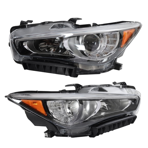 For 2014-2022 Infiniti Q50 LED Headlight Assembly Left Driver Side W/O AFS