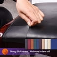 thumbnail image 6 of Smlper 2 Pack Leather Repair Patch Tape, 12" x 8" Furniture Leather Strong Self Adhesive Tape for Sofas Couch Car Seats Cabinets Bags, Anti Scratch Patches, First Aid Patch, Fixing Leather(Coffee), 6 of 6