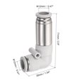 thumbnail image 2 of Unique Bargains 12mm Push Quick Connect Elbow Inline Air Tube Fitting Check Valve, 2 of 5