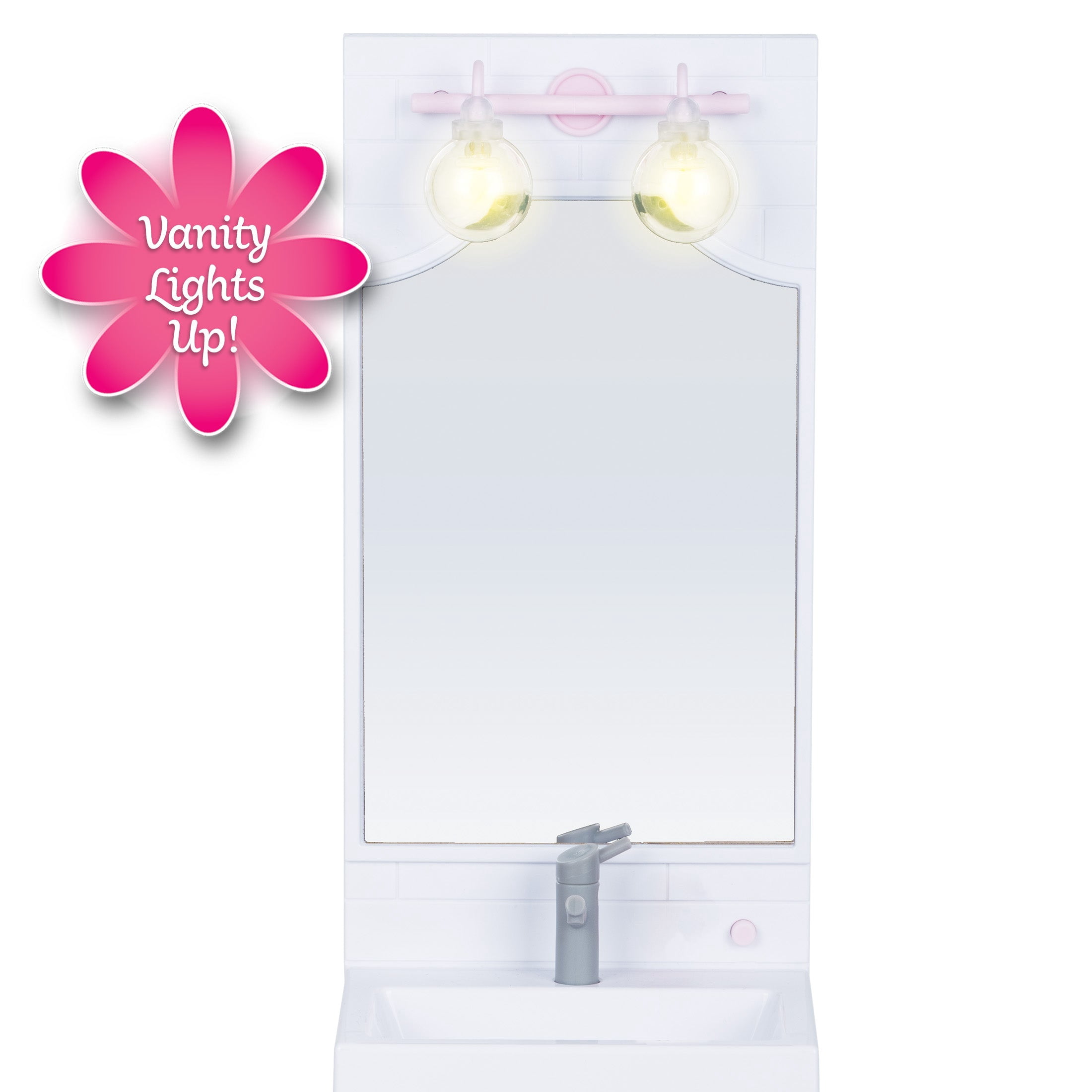 My Life As Bathroom Play Set for 18-Inch Dolls, 9 Pieces