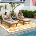 thumbnail image 3 of Moynesa 6'x9' Outdoor Rugs Waterproof, Plastic Straw RV Rugs for Outside, Large Portable RV Outdoor Rugs for Camping, Reversible Flower Picnic Mat for Camper Garden Tent, 3 of 10