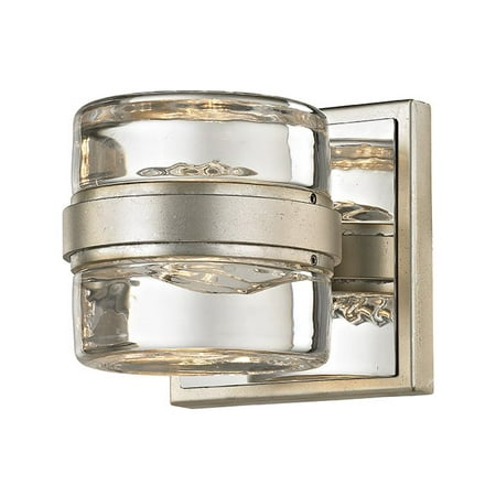 - Troy Lighting Splash 1-LT Wall Bath Silver Leaf - B5691