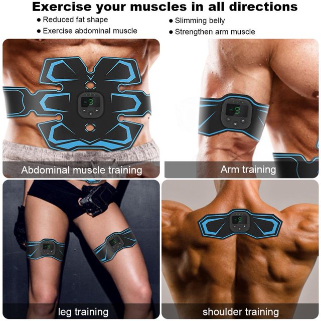Fugacal Cinturón tonificador abdominal 3pcs/set Muscle Smart Body Trainer Fugacal No se aplica