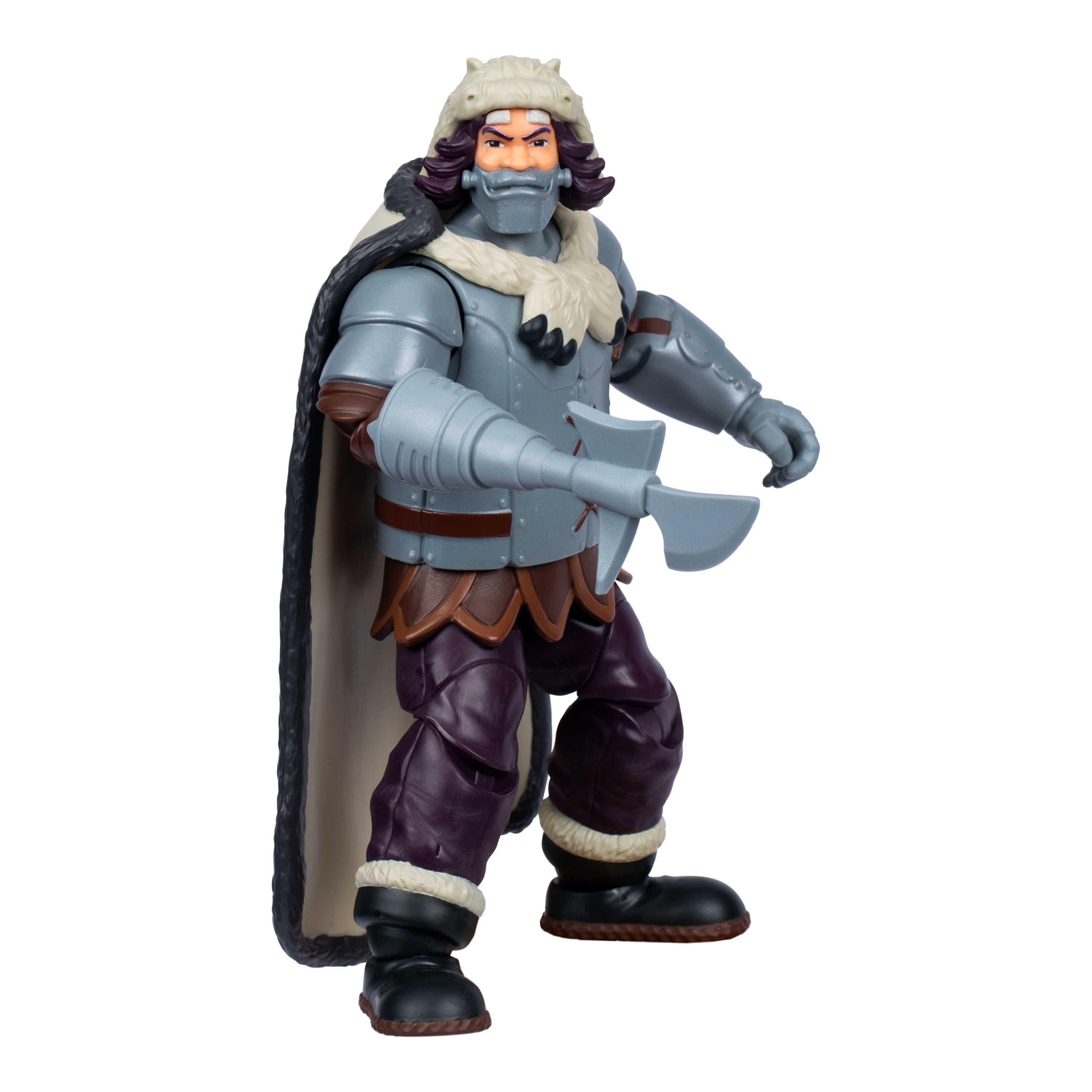 One Piece Wapol, 6.5″ Action Figure with 4 Accessories. Includes Swappable Cannon Head, Detachable Arm Cannon, Cape, and Berry Coin Display Base, Ages 4+