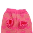 thumbnail image 3 of Suéter de perro Sunnimix lindo de invierno con punto de corazón rosa tamaño S, 3 of 8