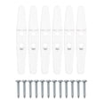 thumbnail image 1 of Miangastore 6pcs Blind Cord Cleats Safety Rope Cleats Plastic Window Cord Cleats Transparent Blind Cord Winders, 1 of 8