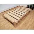 thumbnail image 2 of Base Para Cama Individual Tradicional Desarmable Madera de Pino Cera Transparente Muebles GM, 2 of 4