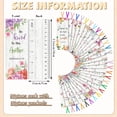 thumbnail image 3 of xianyou-120 Pack Bible Verse Bookmarks Inspirational Scripture Christian Book Markers Religious Motivational Encouragement Flower Page Clips Presents for Women School Office Supplies, 3 of 4