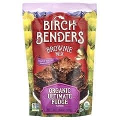 Birch Benders, Brownie Mix, Organic Ultimate Fudge, 13.4 oz (380 g) Pack of 2