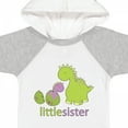 thumbnail image 4 of Inktastic Little Sister Purple Girls Baby Bodysuit, 4 of 5
