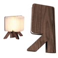 thumbnail image 2 of Wooden Folding Book Lamp, R-shaped Led Book Light, Usb Rechargeable Table Lamp, Bedside Lamp, Book Light Beautiful Decorative Lamps For Kids Parents H, 2 of 5