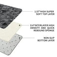 thumbnail image 4 of Solid Color Fluffy Rugs, Non-slip Soft Shaggy Floor Carpet Mats & Rugs for Room Decor, Washable Non-slip Area Rug, Modern-style Decorative Carpets for Home Livingroom Bedroom, Tie-dye Dark Gray, 4 of 9