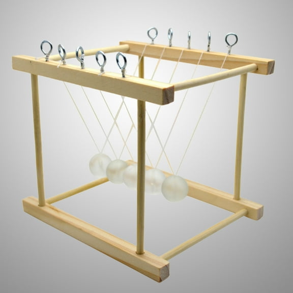 UPOUART Manual Assembly Cradle Model with Assorted Color Balls for Science Experiments