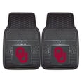 thumbnail image 1 of Oklahoma Sooners Heavy Duty 2-Piece Vinyl Car Mats, 1 of 1