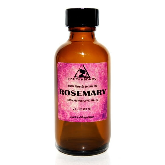 Rosemary essential oil aromatherapy natural 100% pure glass bottle 2.0 oz, 59 ml