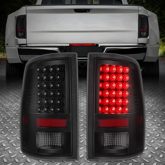 Nuvision Full LED Tail Light Rear Brake Lamp for 09-17 Ram 1500 2500 3500, Tinted