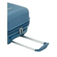 thumbnail image 4 of Travelers Club Lucian 22-inch Expandable Polypropylene Hard Side Carry-on with 8 Wheels, Bluesteel, 4 of 8