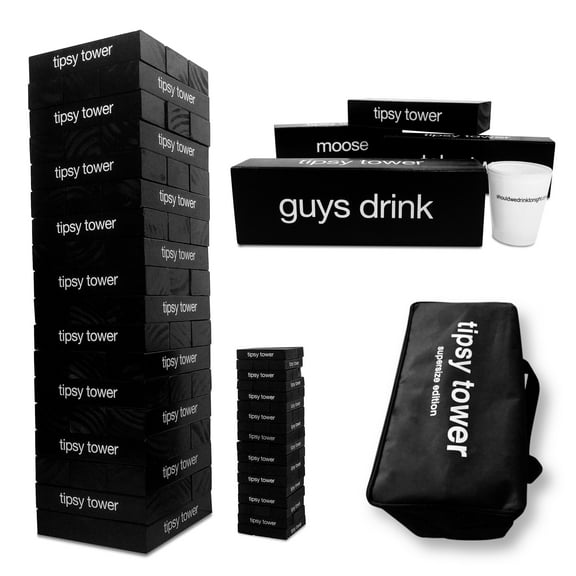 Tipsy Tower Drinking Game Supersize Edition - The Giant Party Game