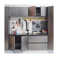thumbnail image 6 of Maykoosh Garage Storage Cabinet with Doors, Shelves, Wood/Metal type, Wall mounted Tool Cabinets for Office, Home,Garage,Gym ,School-Color:Wood,Size:64x79x20 5 Piece set, 6 of 8