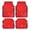 Red, variant on Bling Car Floor Mats, PVC Leather Anti-Slip Automative Floor Mats with Shining Diamond Rhinestone Crown, Sparkly Glitter Crystal Carpet, Universal Fit Automotive SUV, Sedan, Van, 4pcs for Girl Woman