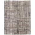 thumbnail image 2 of 7' X 10' Brown Tan And Ivory Abstract Distressed Area Rug, 2 of 6